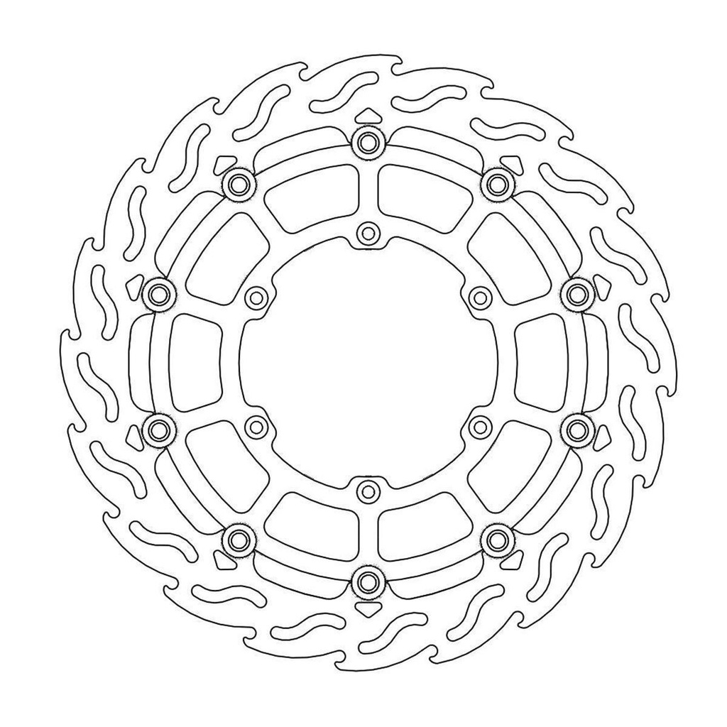 MOTO-MASTER Flame SMR Bremsscheibe FANTIC,KAWASAKI