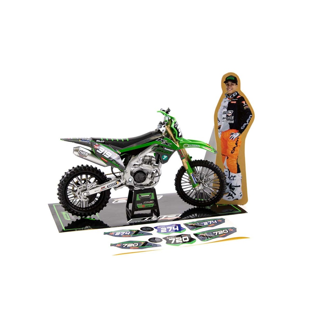 Miniatur Motocross Kawasaki KX450F Q.M.Prugnieres