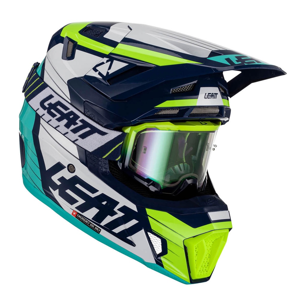 LEATT Motocross Helm Moto 7.5 V23 inkl. Brille