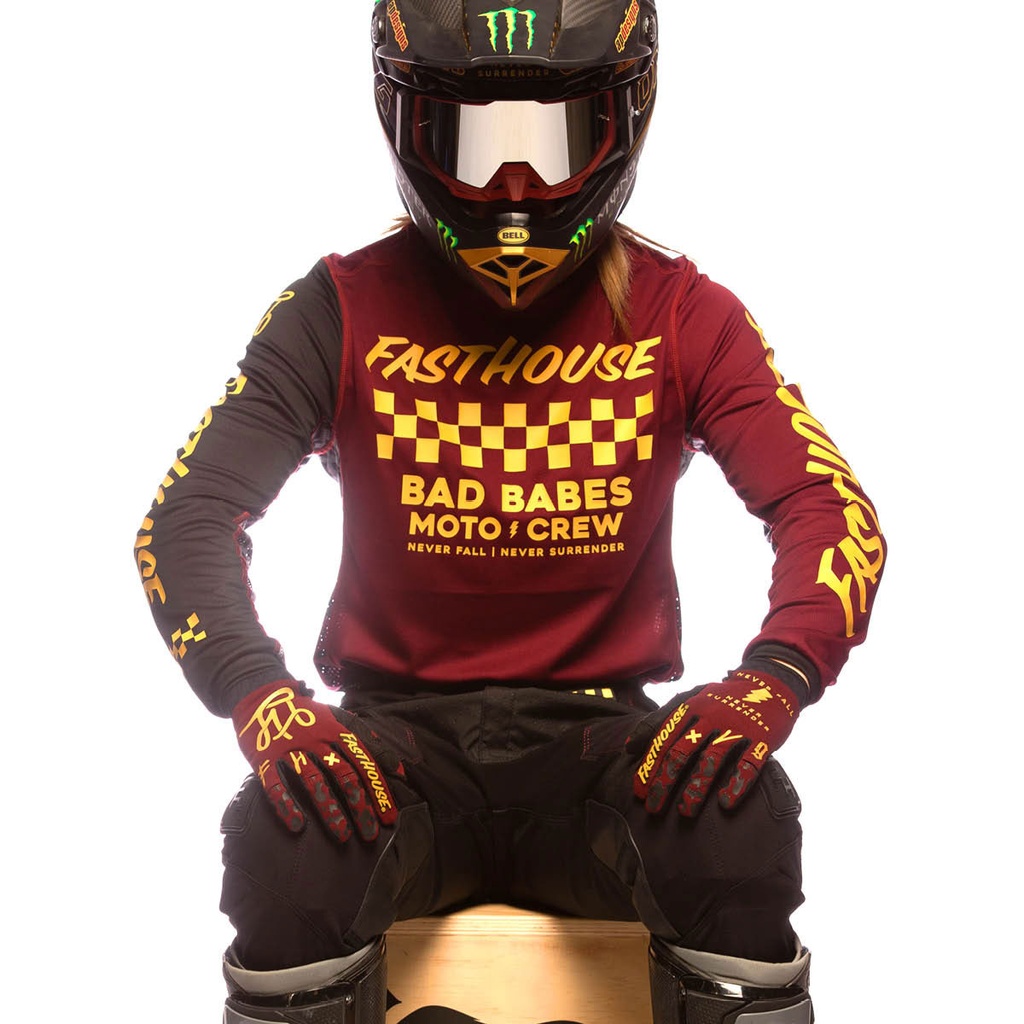 FASTHOUSE Motocross Jersey Damen Grindhouse Golden