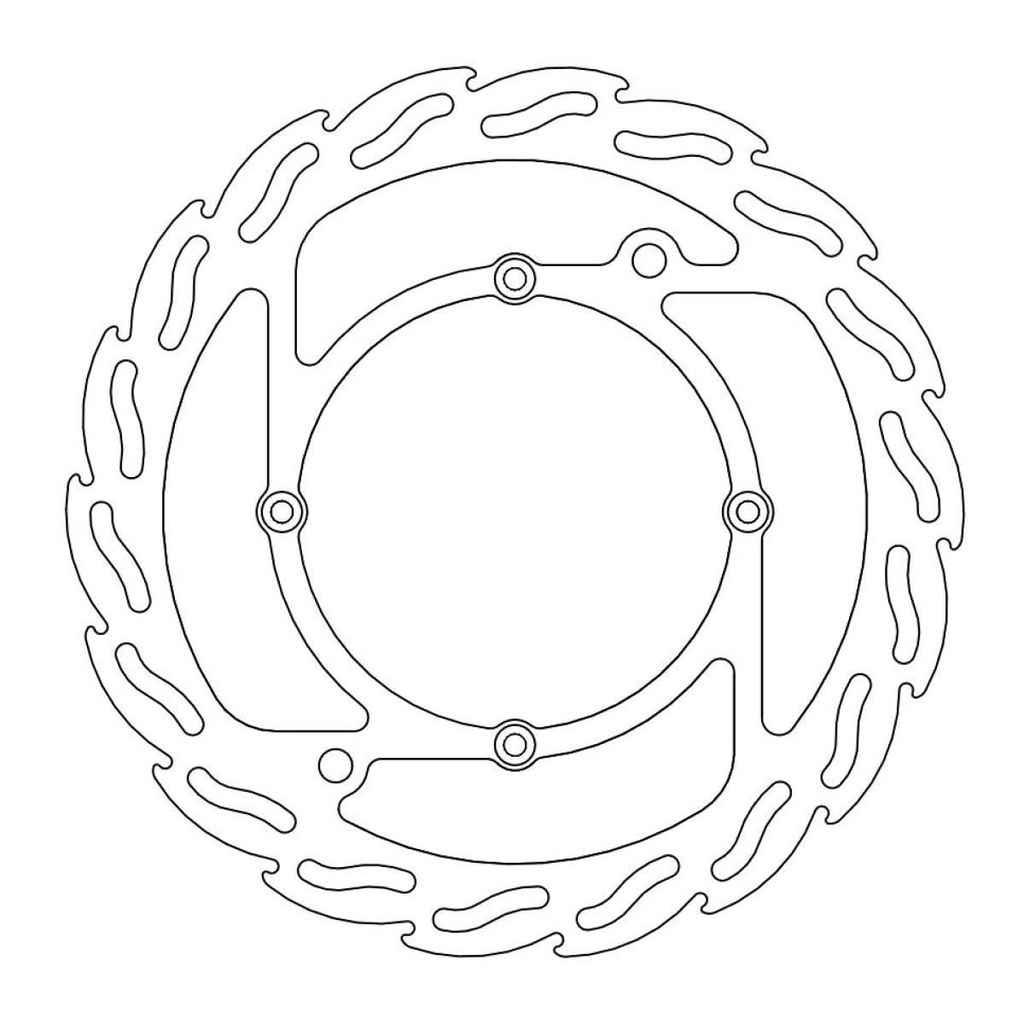 MOTO-MASTER Flame Bremsscheibe HUSQVARNA