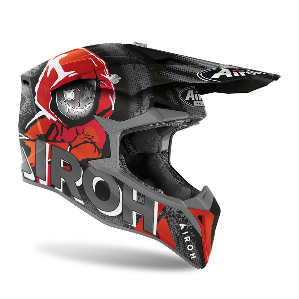 AIROH Motocross Helm Wraap Alien