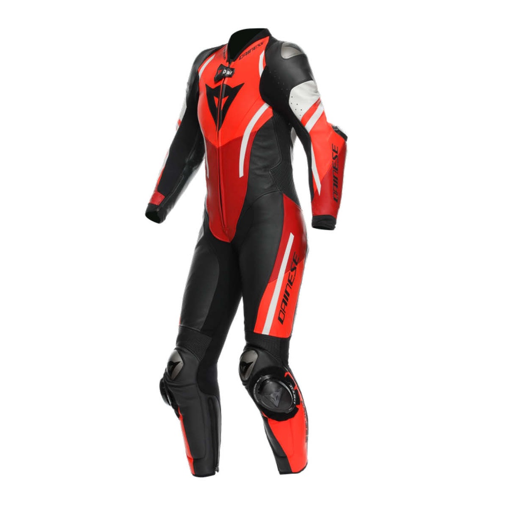 DAINESE costum de damă din piele, 1 bucată Misano 3 Perf. D-Air