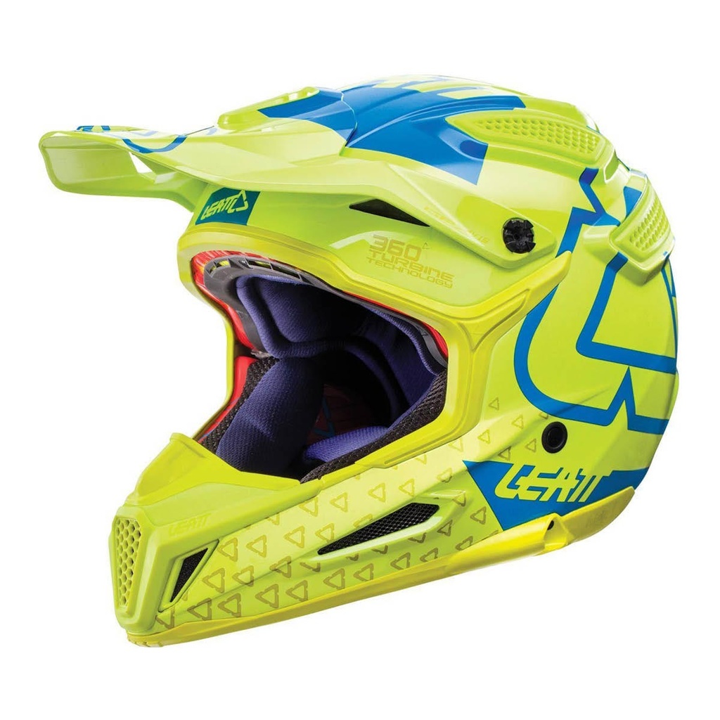 CASCA LEATT GPX 5.5 COMP V15 LIME/BLUE