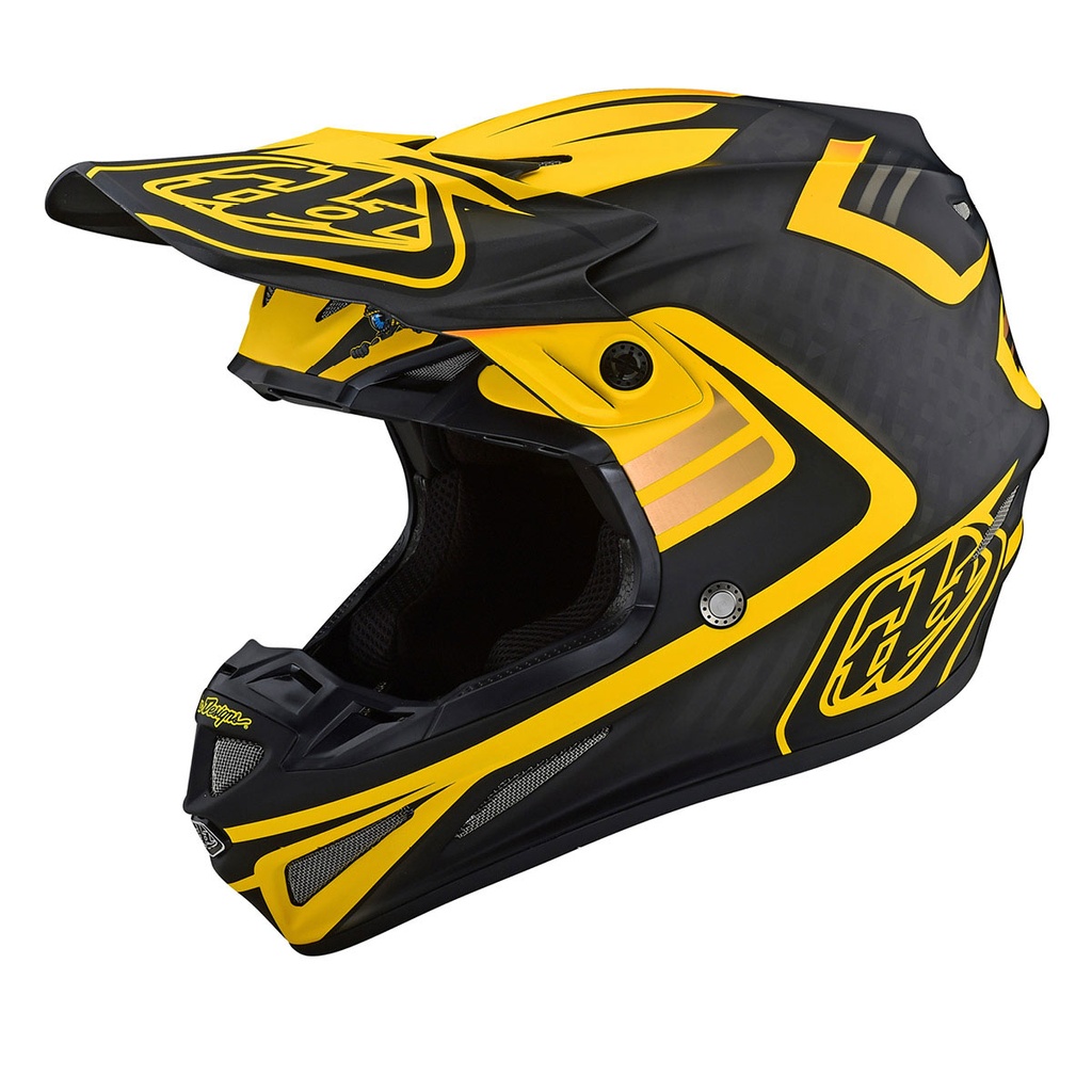 TLD Cască de motocross SE4 Flash MIPS ECE Carbon